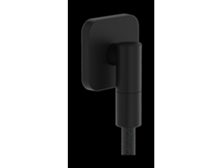 Conexión de pared Fixfit Fine Q con seccionador, 28884670, negro mate Hansgrohe