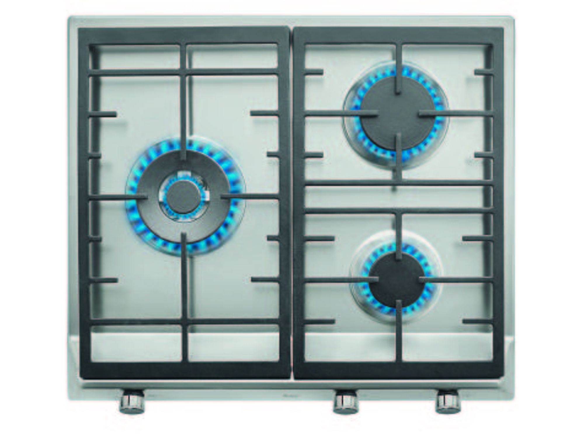 Placa de Gas TEKA EX/60.1 3G AI AL DR CI (Gas Natural - 50 cm - Inox)