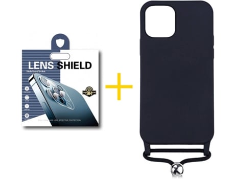 Carcasa + 1 Protector de Cámara para iPhone 12 Pro Max SKYHE Negro