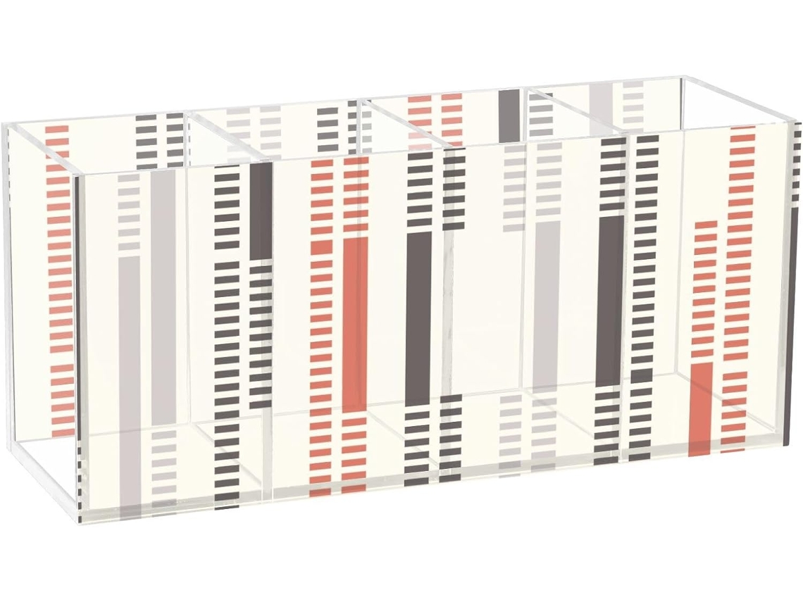 Besportble Portalápices De Escritorio Transparente Y Acrílico Resistente Alta Calidad Maquillaje 20 X 6,3 9 Cm