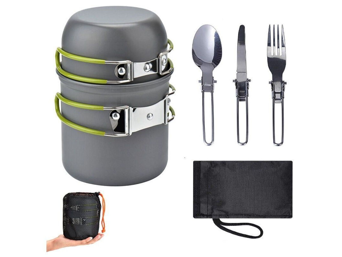 2026altiro-juego De Utensilios De Cocina Para Acampar Con Hornilla Portátil, Ideal Para 1 A 4 Personas En Actividades Al Aire Libre.