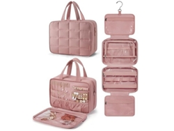 Bolsa Organizadora De Maquillaje Colgante (30*23*12 Cm), Perfecta Para Viajes, Viajes De Negocios Y Vacaciones, Ideal Para Hombres Y Mujeres CHRUI Pink