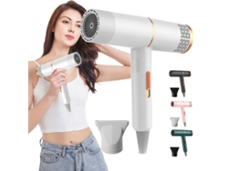 Secador de pelo, peine de aire caliente, 1800 W, revestimiento cerámico, estilo salón, para casa y viajes, Chaberlu Drying