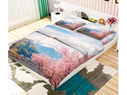 Funda de Edredón AJ WALLPAPER 3D Monte Fuji Paisaje 30 (200 x 225cm)