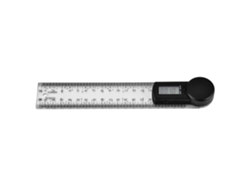 Goniómetro Transportador Digital Lcd De 200 Mm Con Regla Abs. Herramienta Precisa Para Medir Ángulos.