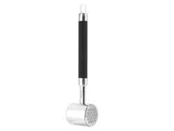 Mazo De Carne De Doble Cara De Acero Inoxidable Y Silicona Para Ablandar La Carne. Herramienta De Cocina.