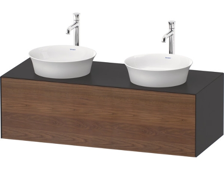DURAVIT Tulip blanco, mueble de pared, ancho 1300 x fondo 550mm, con 1x extraíble, con tecnología tip-on, WT4978B