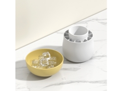 Moldes de silicona extraíbles para cubos de hielo con forma de hongo y tapa para bebidas, vino, cerveza y whisky, Gusshious (amarillo)