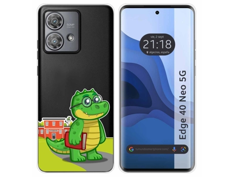 Funda Diseño Coco para Motorola Edge 40 Neo 5G TUMUNDOSMARTPHONE Silicona Multicolor