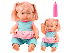Conjunto de muñeca bebé turquesa con sonidos de biberón de poni B.active