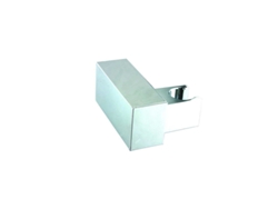 Soporte de Pared para Ducha de Mano Cuadrado en Plástico Cromado - (KH)
