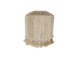Pantalla Fibra Metal Natural 40x40x50cm