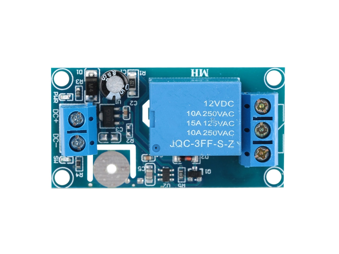 Módulo de llave táctil capacitiva de 1 canal y 12 V con bloqueo automático