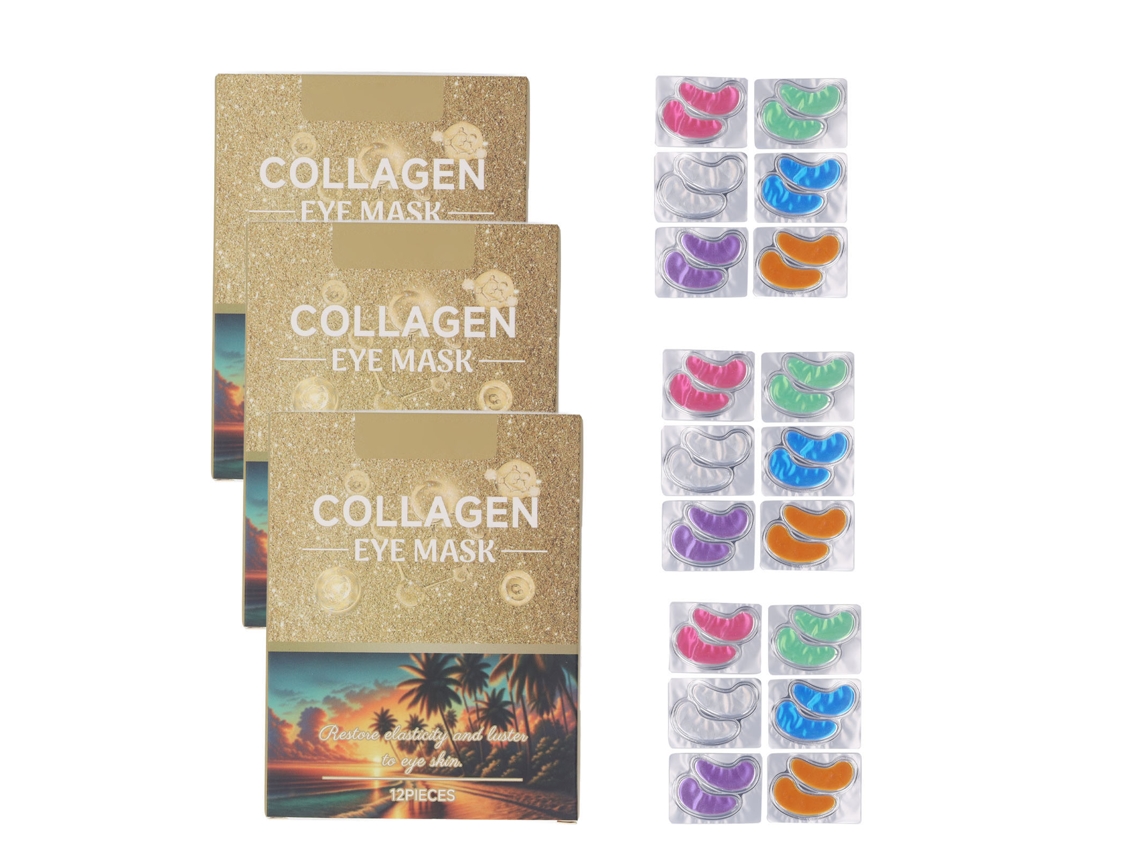 Parches De Colágeno Para Ojos Bajo Ojos 36pcs Hidratantes Antiarrugas Anti Edad Eliminar Ojeras Hinchazón