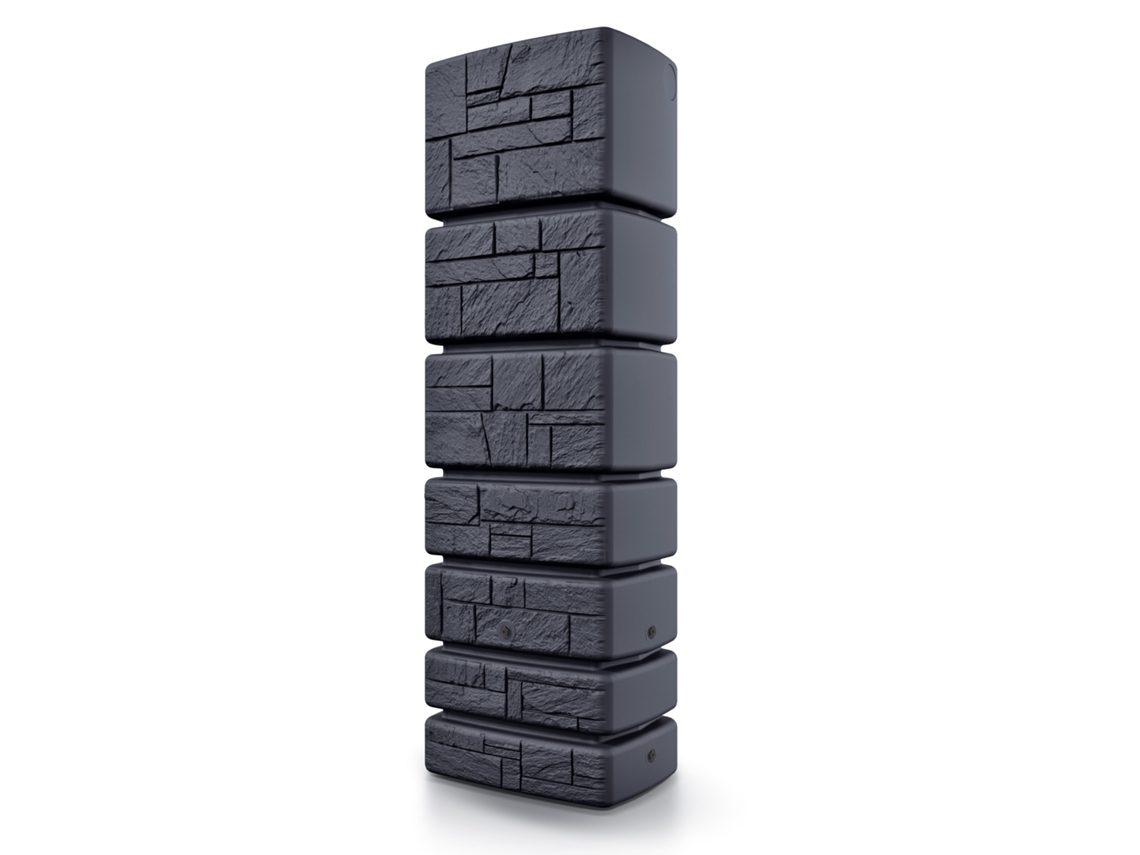 Tanque de agua Tower Stone de 350 litros, color antracita.