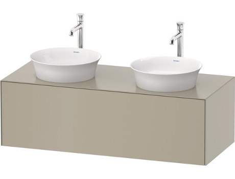 DURAVIT Tulip blanco, mueble de pared, ancho 1300 x fondo 550mm, con 1x extraíble, con tecnología tip-on, WT4978B