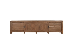 Mueble Tv Teca Reciclada 2 Purt 4 Caj 250x45x60cm