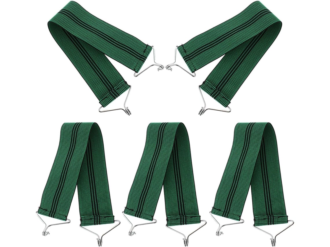 Conjunto De 5 Faixas De Reforço Para Espreguiçadeiras, Em Tecido Elástico.