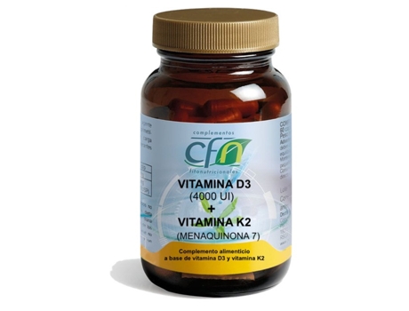 CFN Vitamina D3 K2 60 Cápsulas