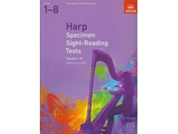 Libro de Métodos Musicales ABRSM Harp Specimen Sight-Reading Tests - Grade 1-8 (Para - Idioma: Inglés)
