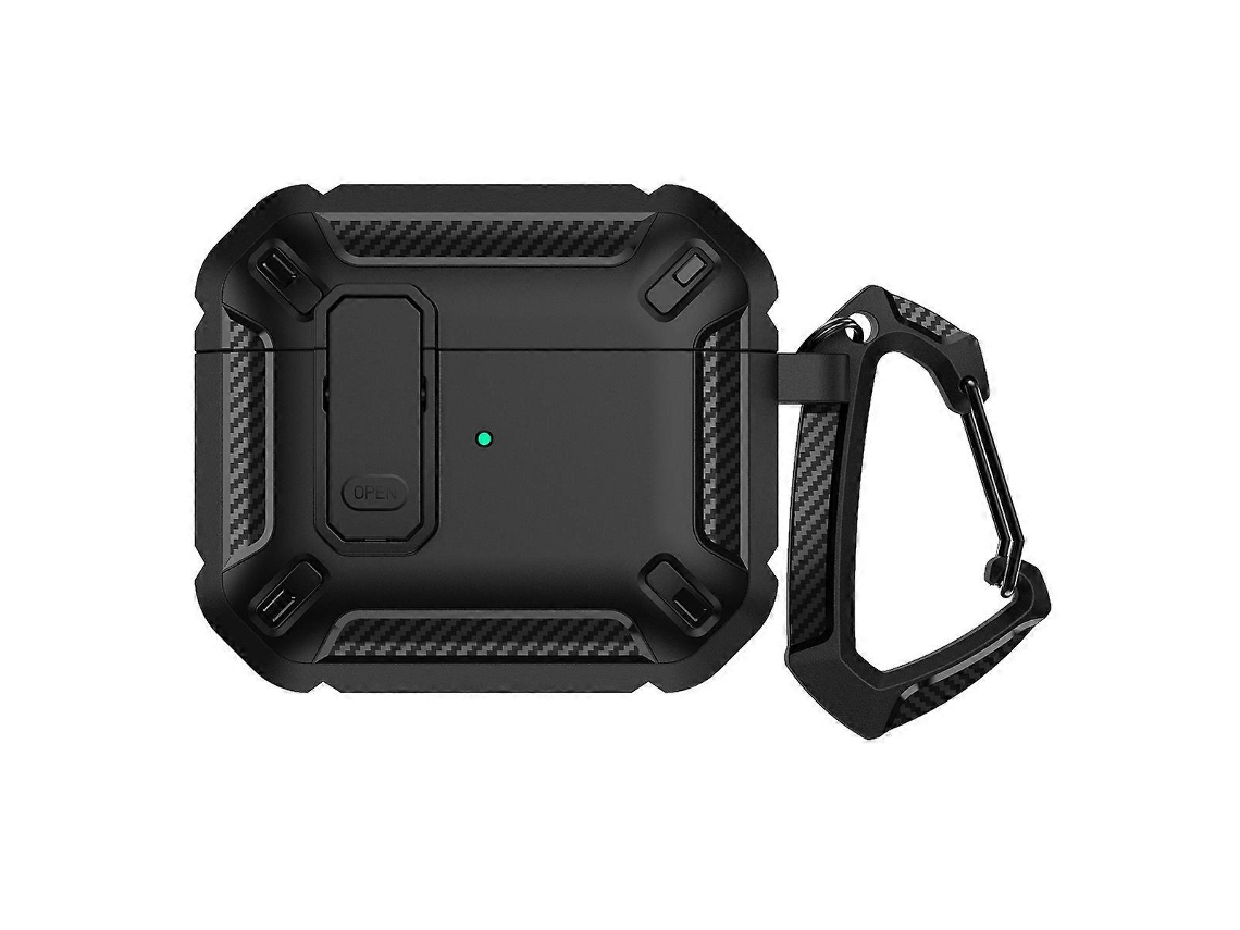 Estuche protector resistente a impactos con gancho para AirPods 3 GIECY