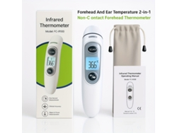 Termómetro Sin Contacto 3 En 1 Para Frente, Oído Y Superficies, Con Pantalla Lcd De Lectura En 1 Segundo, Ideal Para Medir La Temperatura De