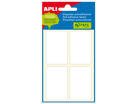 Etiquetas de Escritura APLI (Blanco - 34 X 53 mm)