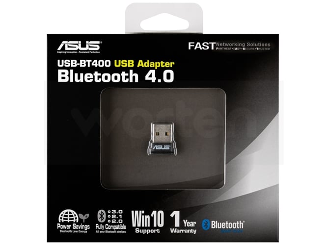 Adaptador BLUETOOTH ASUS USB-BT400 Black | Worten.es