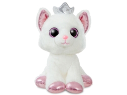 Peluche AURORA Gato Blanco 18 cm