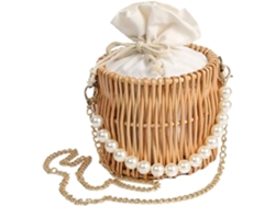 Bolsa De Vime Trançado Original Para Mulheres, Elegante E Perfeita Para Férias Na Praia.