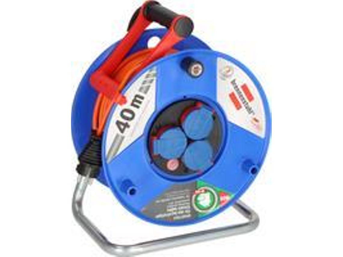 1208750 Kabeltrommel 40 M Naranja Schutzkontakt Stecker Brennenstuhl (1208750)