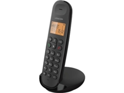Teléfono fijo inalámbrico Logicom Dect Iloa 100 Solo Slate sin buzón de voz