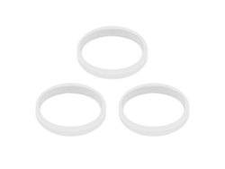 Juego de neumáticos para limpiafondos, 3 piezas, goma blanca, C10