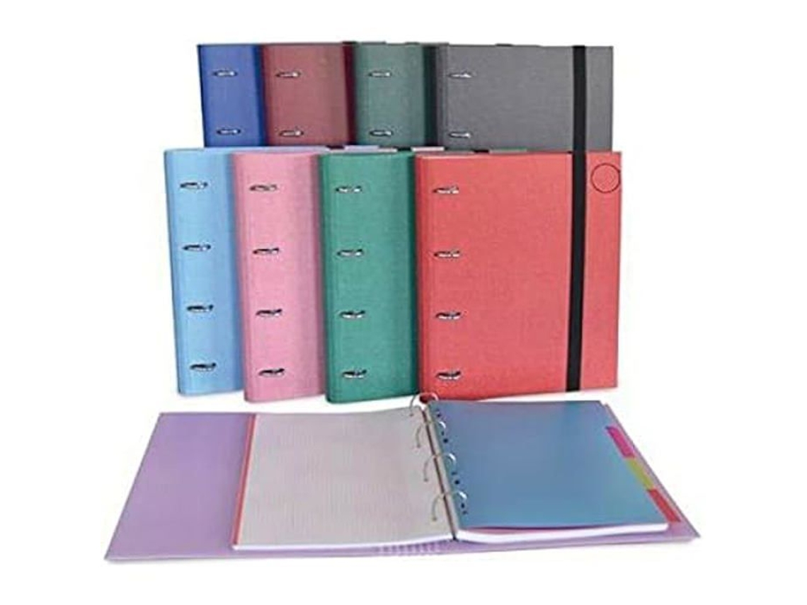 Carpeta de anillas Senfort, multicolor, estándar, 5,16 x 26,49 x 32,23 cm, 2 años de garantía