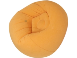 Silla de castigo inflable, silla reclinable inflable de PVC naranja