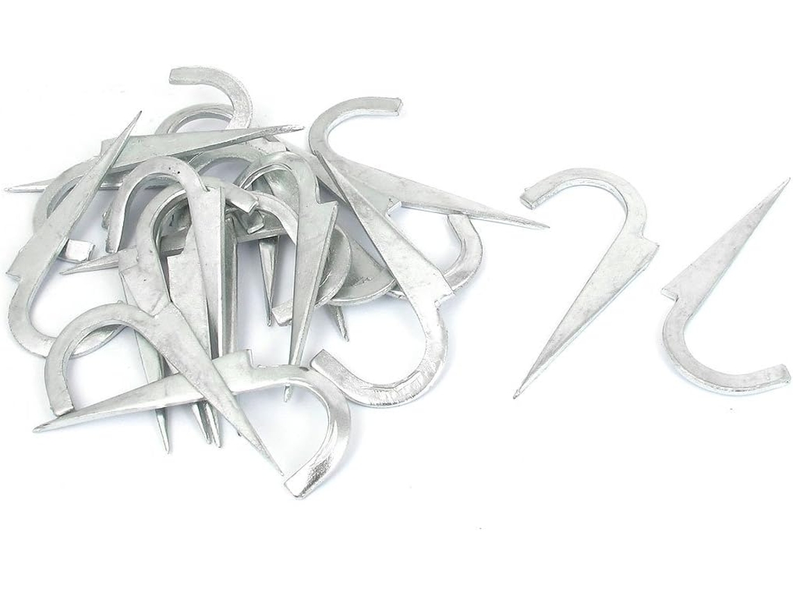 Clavo Para Tuberías De 1/2" De Diámetro. Para Canaletas. Para 70 Mm De Largo. 20 Unidades.
