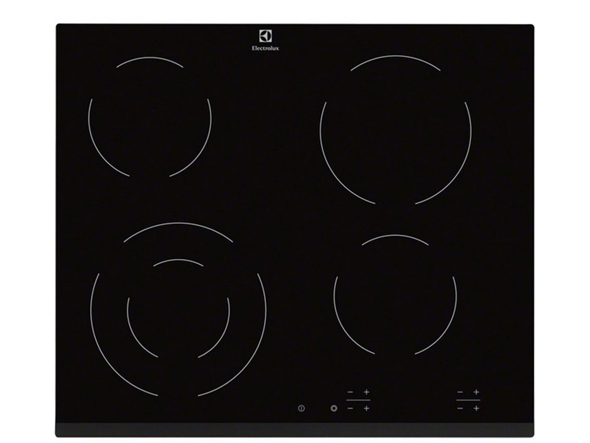 Placa de Vitrocerámica ELECTROLUX EHF6241FOK (Eléctrica - 59 cm - Negro)