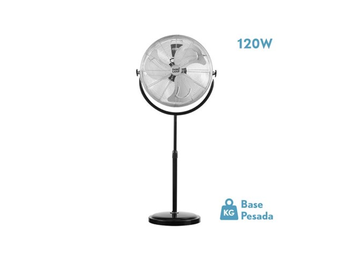 Ventilador De Pie Trascias 120w Negro Regx55x55cm Orientable FABRILAMP