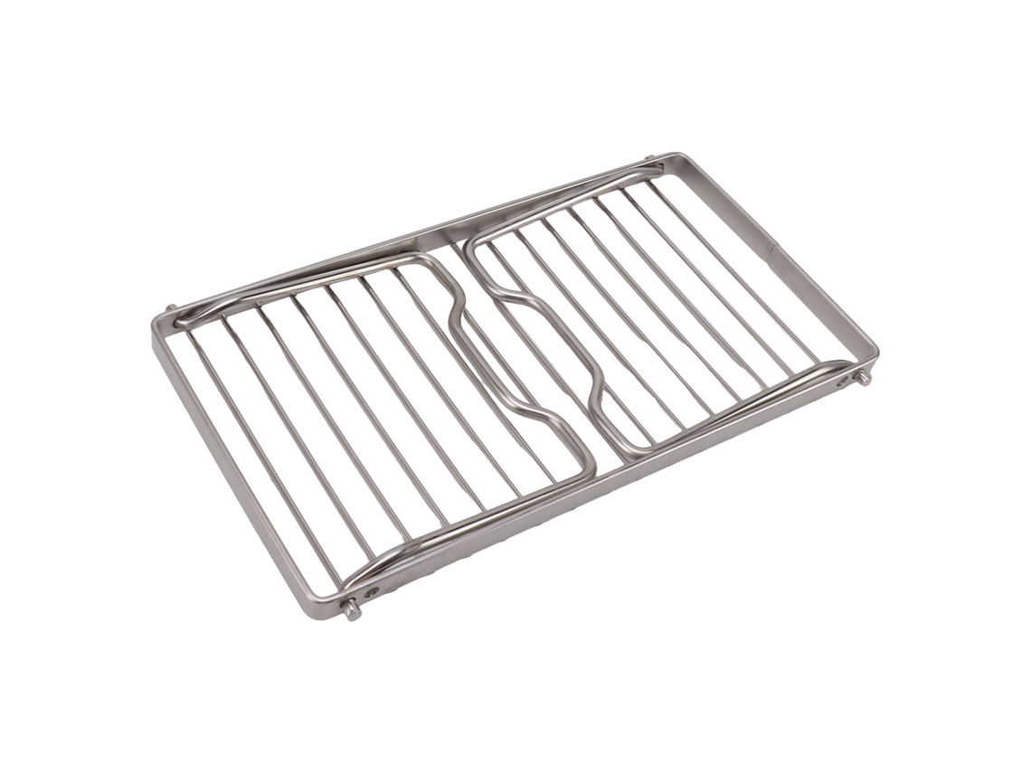 Parrilla Plegable De Acero Inoxidable Para Camping Con Altura Ajustable Para Cocinar Al Aire Libre.