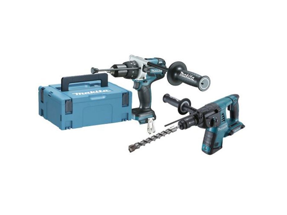 Pack de 2 Herramientas 18V Lxt Dhr264 / Dhp481 Sin Batería Ni Cargador en Caja Makpac MAKITA