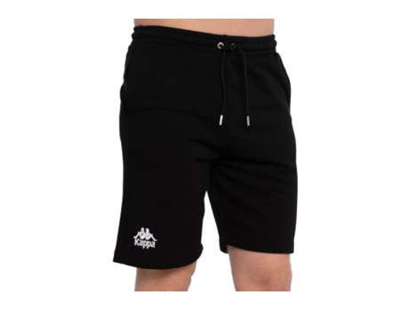 Pantalones Cortos KAPPA Hombre (Algodón - Negro - L)