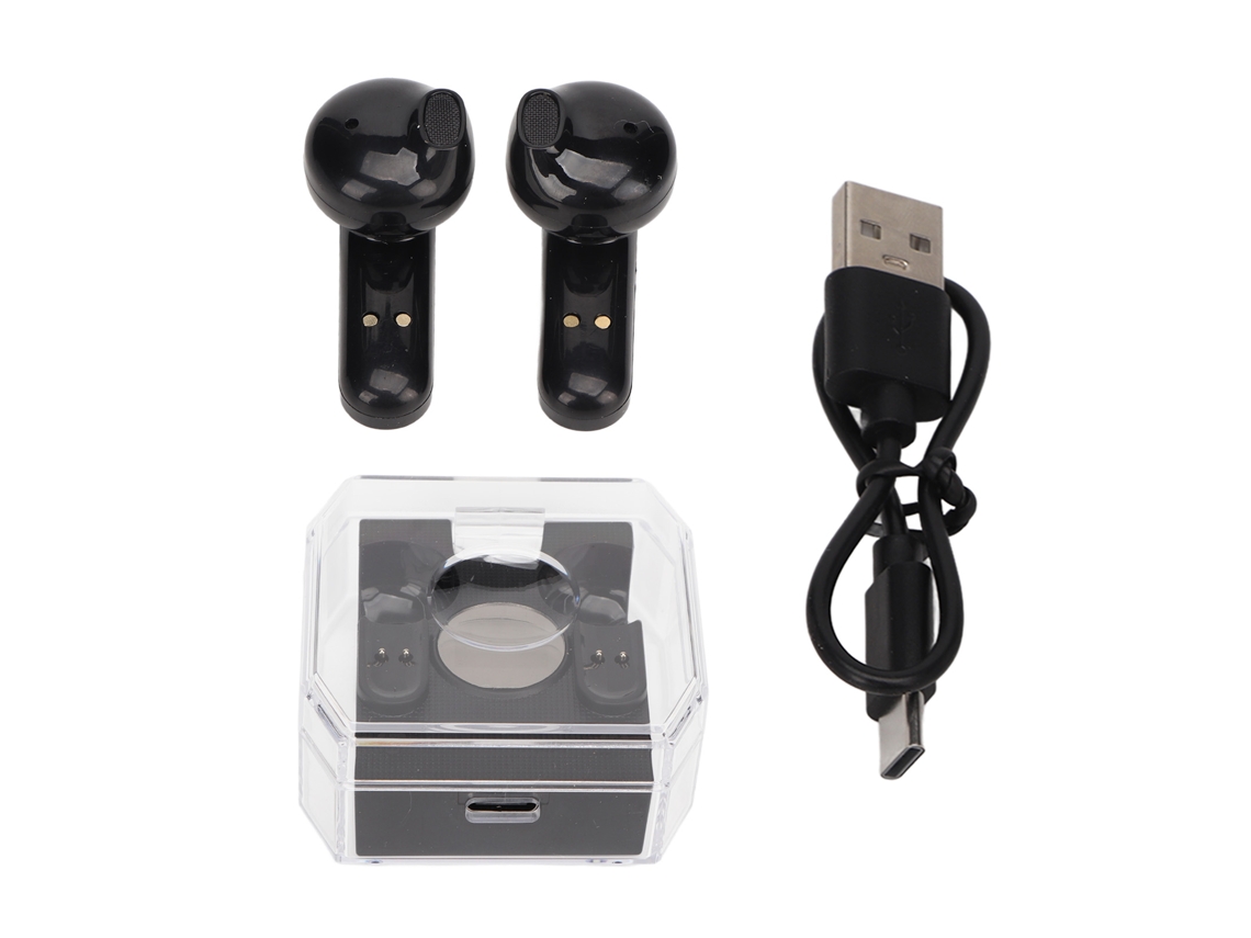 Auriculares Inalámbricos Bluetooth 5.3 Con Traductor Y 144 Idiomas Para Música En Línea Y Llamadas - Negro