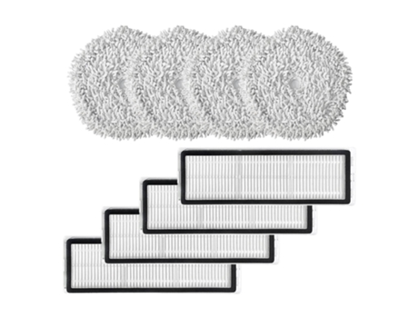 Para xiaomi dreame w10 / w10 pro robot hepa filter mop peças de pano
