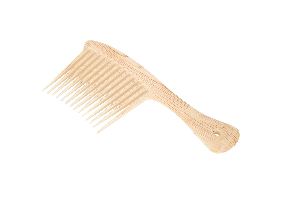 Peine De Pelo Retro Aceite Peine De Peluquería Portátil Peine De Pelo De Dientes Anchos Grandes Para Peinado
