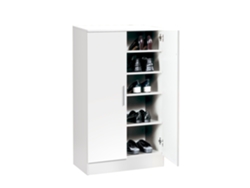 Zapatero 2 Puertas 107X60X35 Blanco VENPRODIN