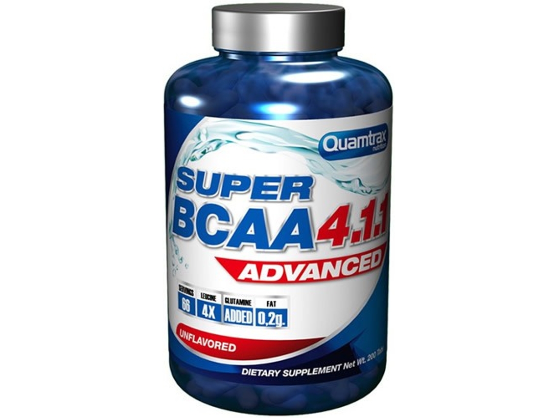 Complemento Alimentar QUAMTRAX Super Bcaa 4:1:1 Advanced 200 Tabs (281 g)