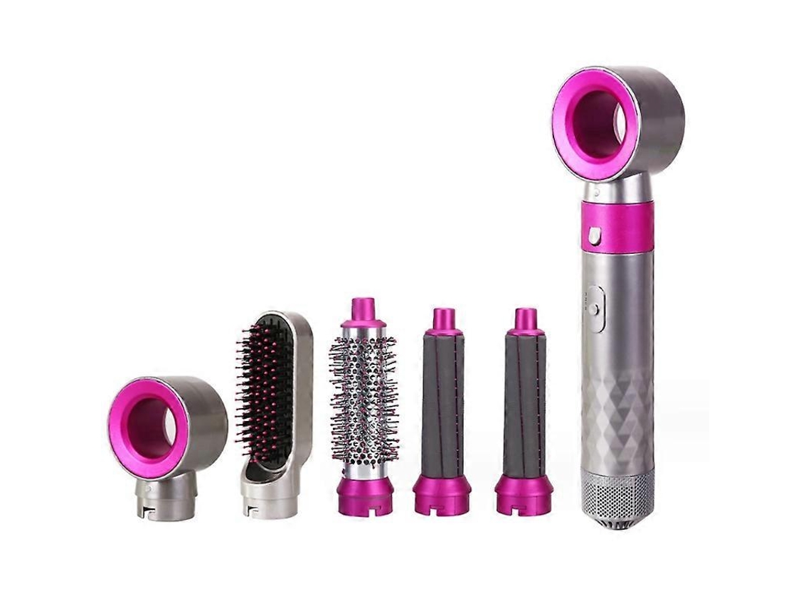Peine de aire caliente 5 en 1, secador automático para peinar el cabello, enchufe Nostalgia88
