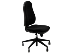 Silla de Escritorio UNISIT (Negro - Polipropileno - 66.26 x 38.28 x 62.84 cm)