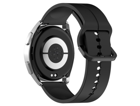 Correa de Silicona 22mm ajustable para Samsung Galaxy Watch 3 45mm/Huawei Watch GT3 SE - negro
