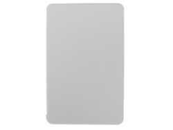 Funda de piel sintética suave para tableta T40pro, resistente a arañazos y al desgaste, color plata claro y dorado.